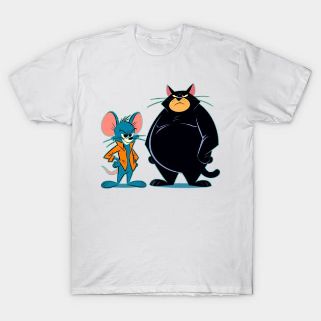 The Simpsons - Itchy and Scratchy - V1 T-Shirt by nostalgiapress